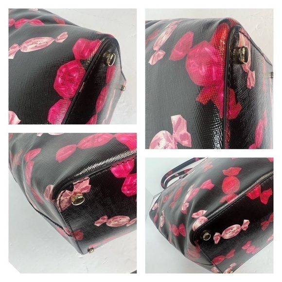 Kate Spade Candy Wrapper Bon Bon Tote Wallet Keychain Boxed Set Cedar Street NWT - Picture 8 of 16